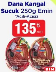 EMİN DANA KANGAL SUCUK 250 G